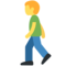 Man Walking emoji on Twitter